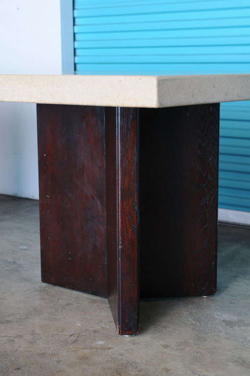 Mid-20th Century Paul Frankl Cork Top Dining Table