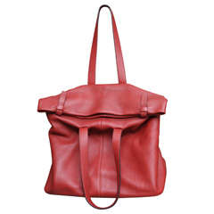 Vintage Hermes Leather Travel Bag