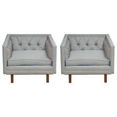 Pair Of Baker Lounge Chairs