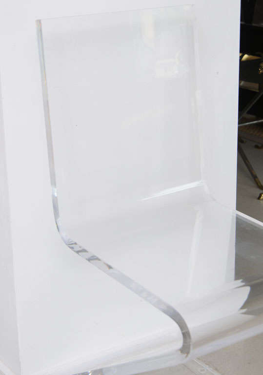Set of Six Lucite Dining Chairs 5