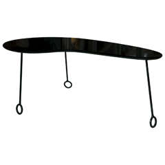 Black Lacquered Coffee Table 1957