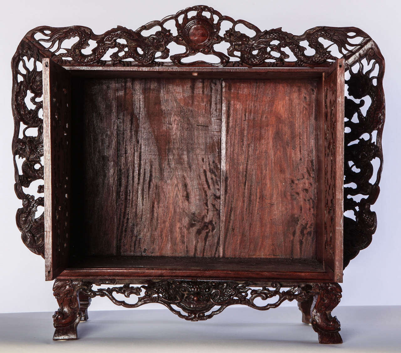 dragon wooden cabinet