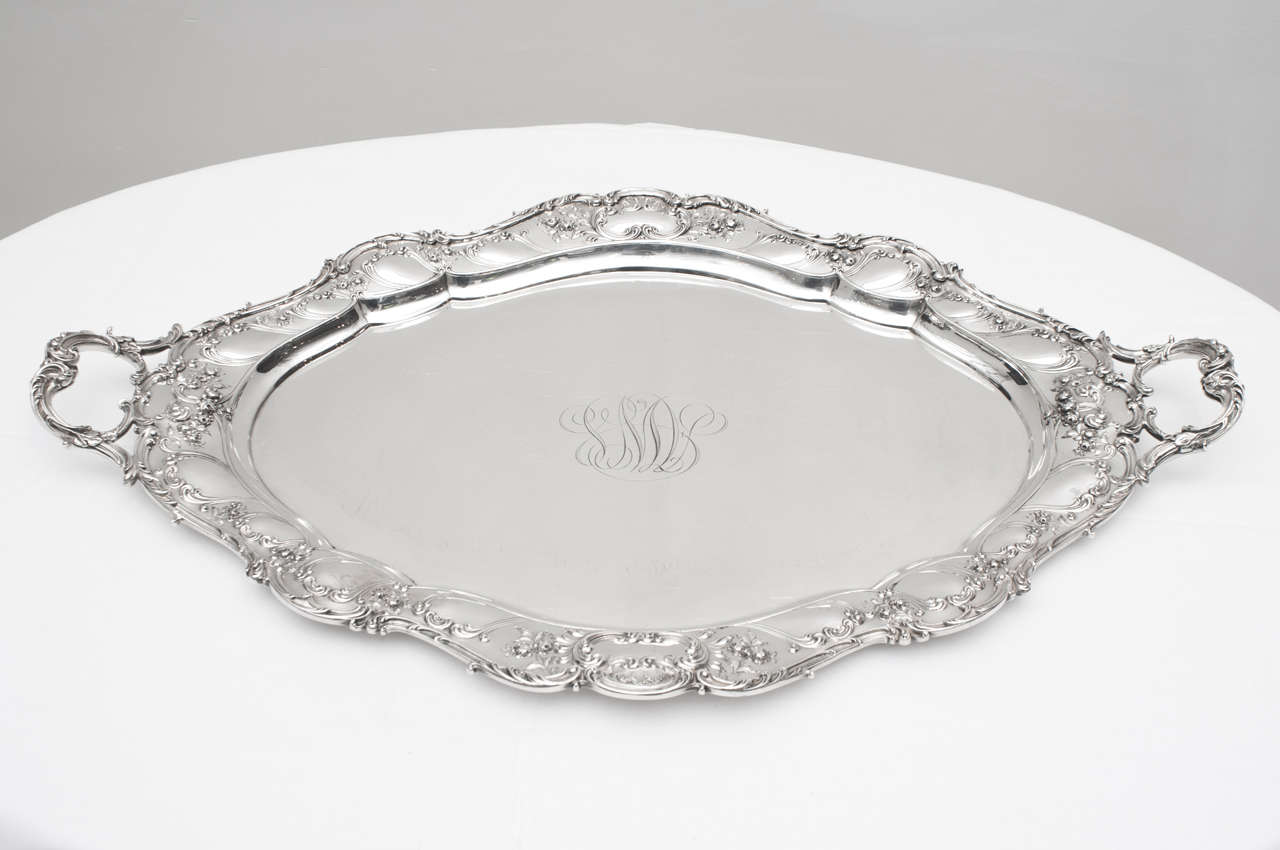 Georgian Gorham Sterling Silver Chantilly Grand Tea And Coffee Set