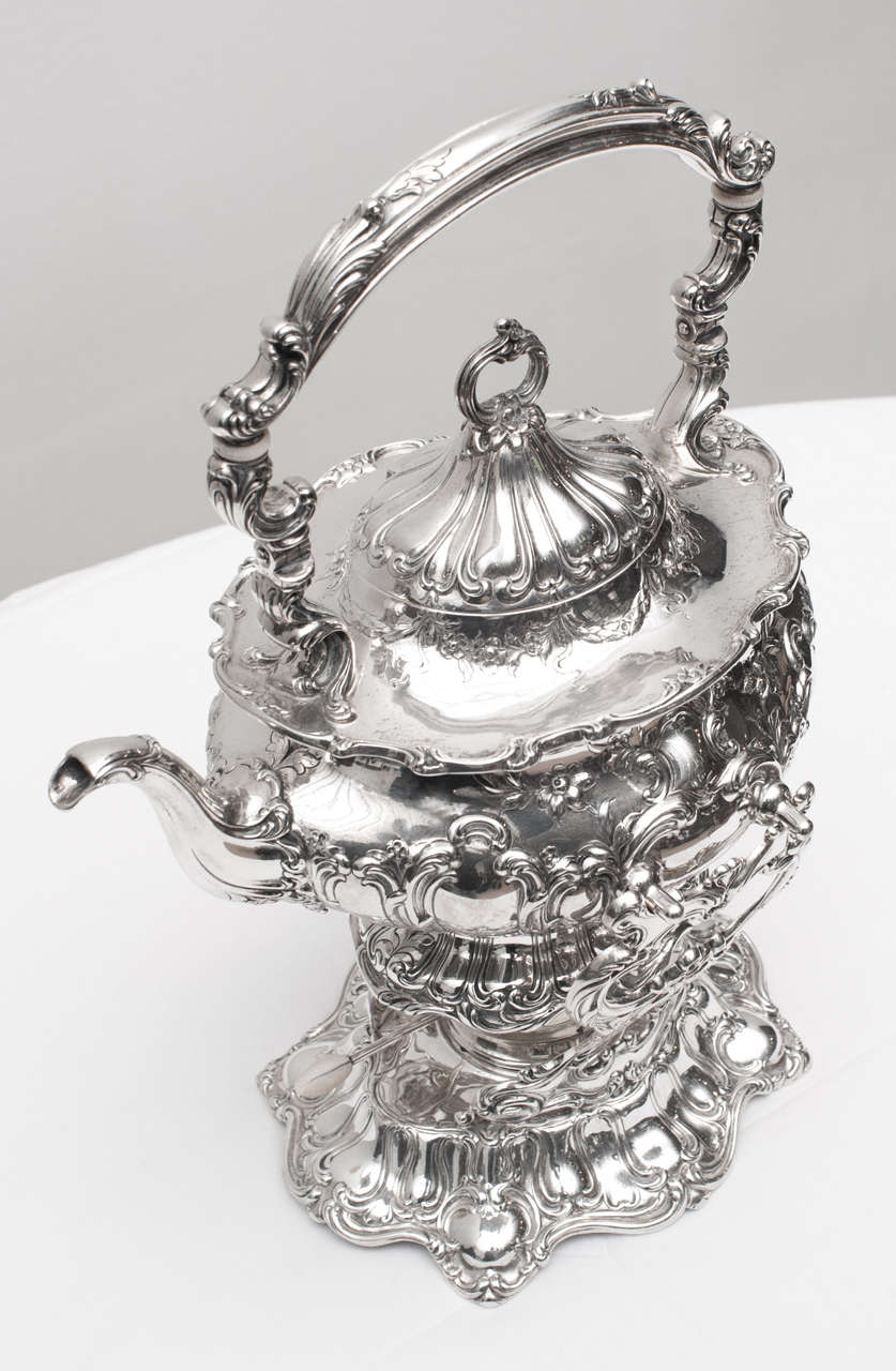 20th Century Gorham Sterling Silver Chantilly Grand Tea And Coffee Set