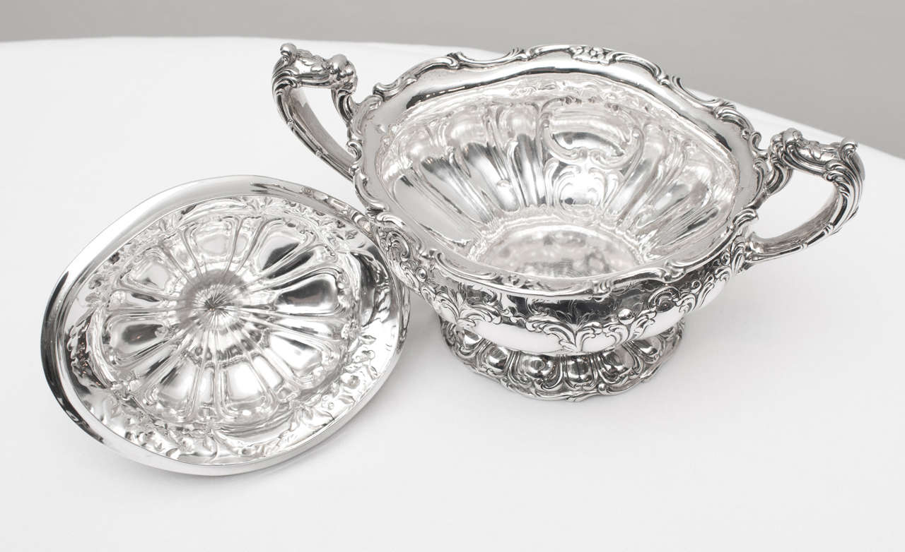 Gorham Sterling Silver Chantilly Grand Tea And Coffee Set 4