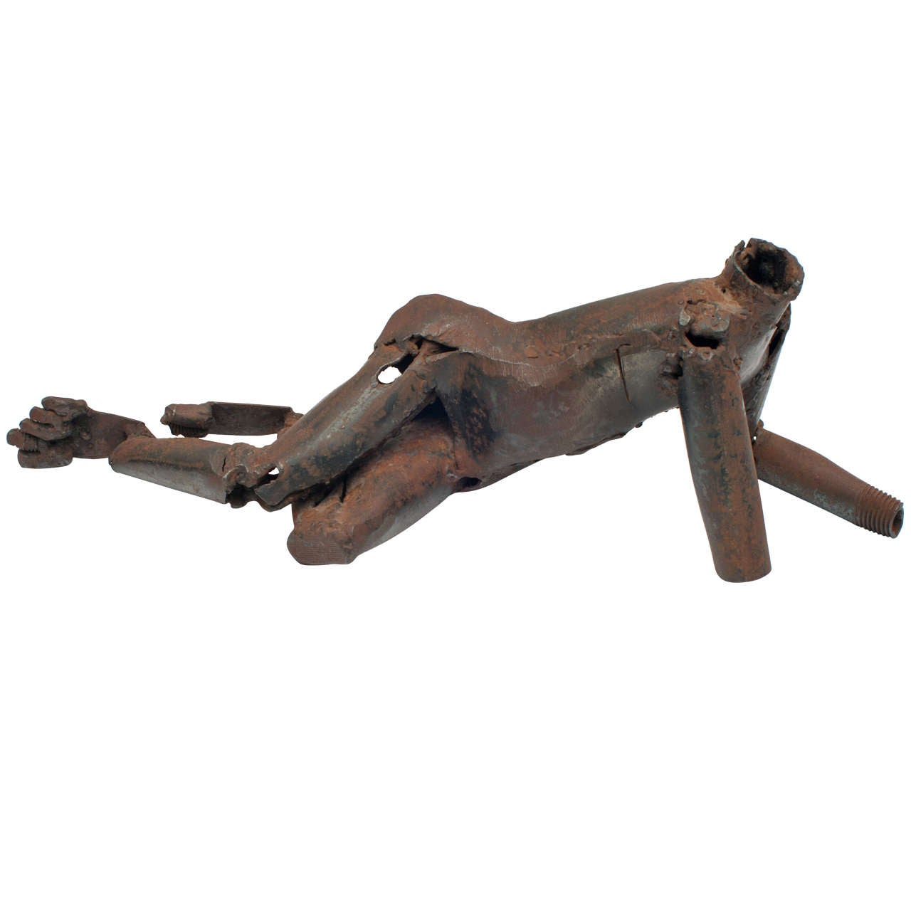 Justo Arosemena Reclining Nude Sculpture For Sale