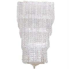 Vintage Chandelier in Murano Glass, Square Form
