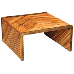 Gabriella Crespi Bamboo Coffee Table