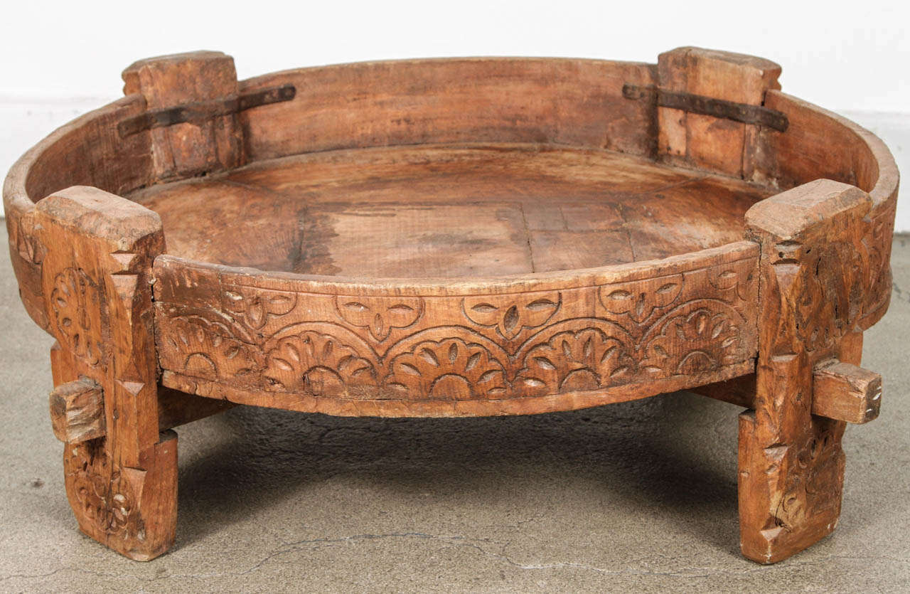 Great Moroccan Tribal table, made of wood and iron, hand-carved with stylize flowers design. Great to use outdoor as well.
Mosaik provides Antiques in Moorish style, Spanish, African Tribal Art, Islamic Art, Arabian style furniture, Middle Eastern,