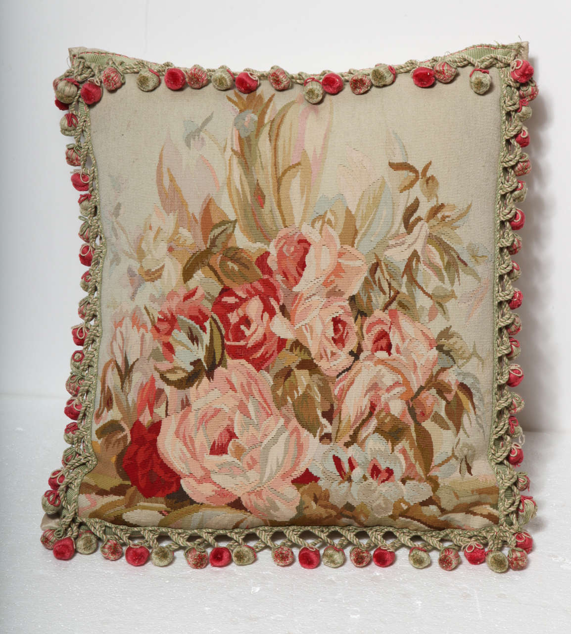 French, Aubusson Style Cushion