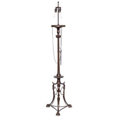 Napoleon III Neo-Classical Bronze Lamp