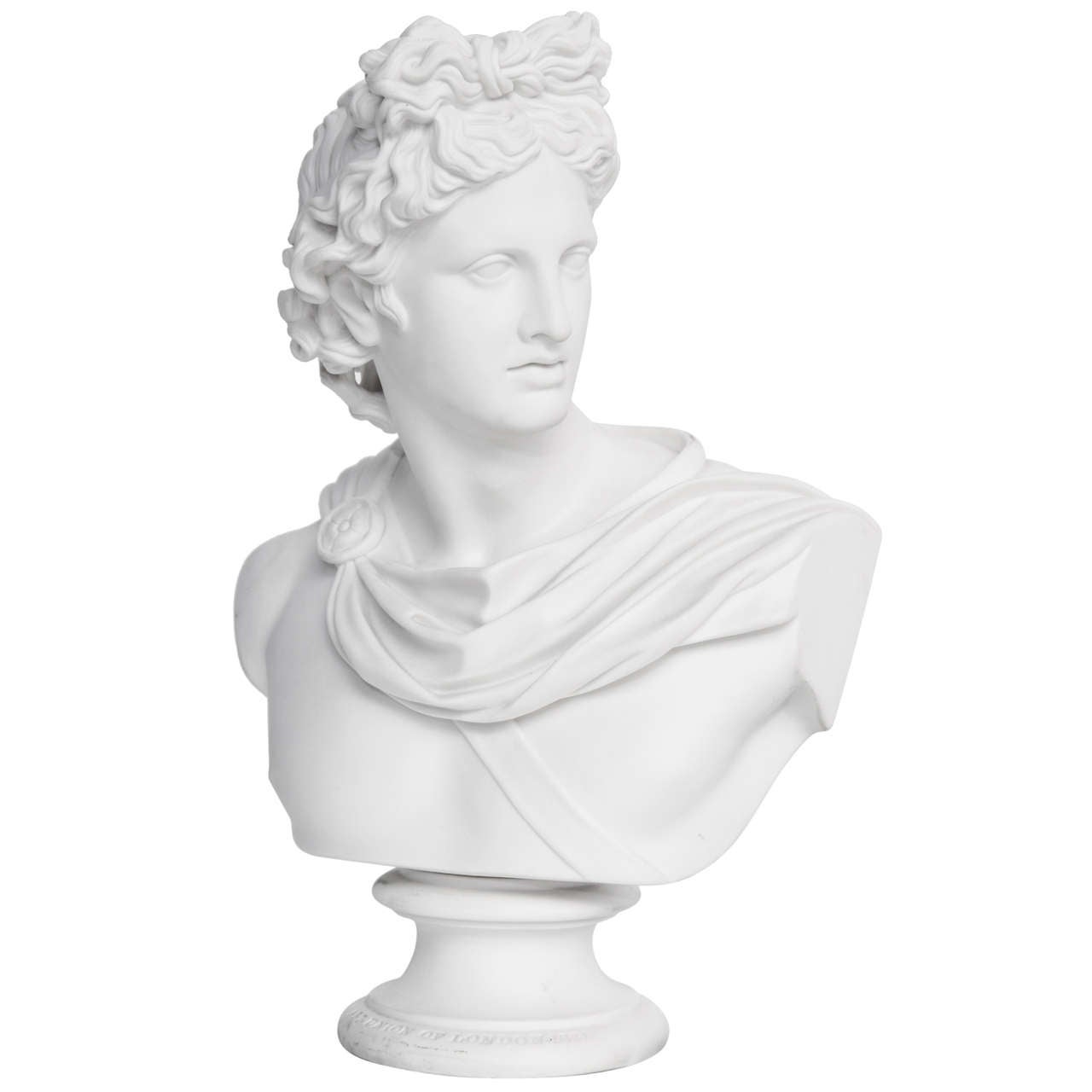 19th Century Art Union of London Bust of Apollo For Sale