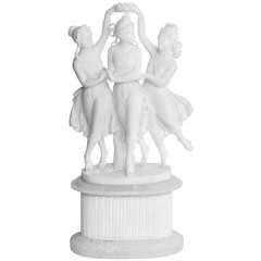 Alabaster Figures of the Three Graces 2