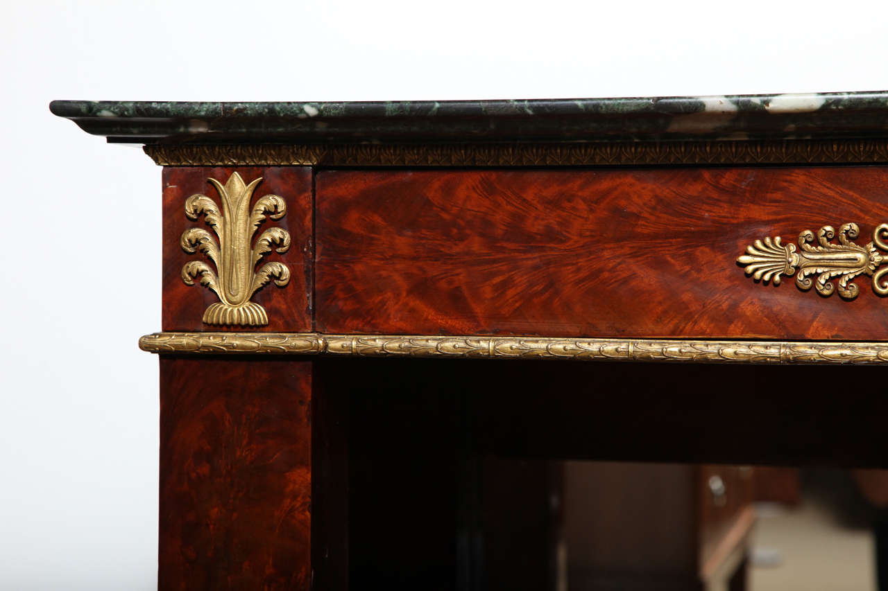 Early 19th Century French Empire Neo-Classical, Mahogany Console In Excellent Condition In New York, NY