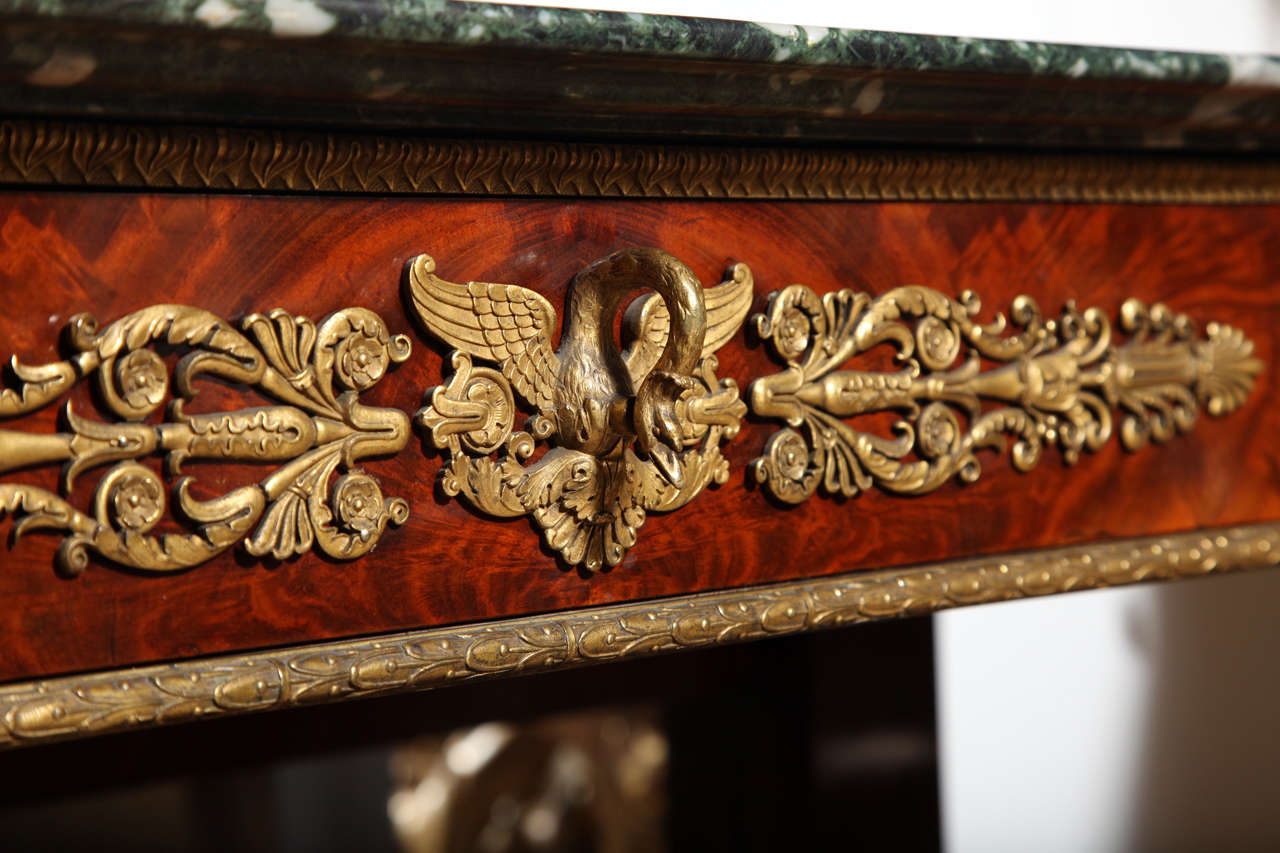 Early 19th Century French Empire Neo-Classical, Mahogany Console 3