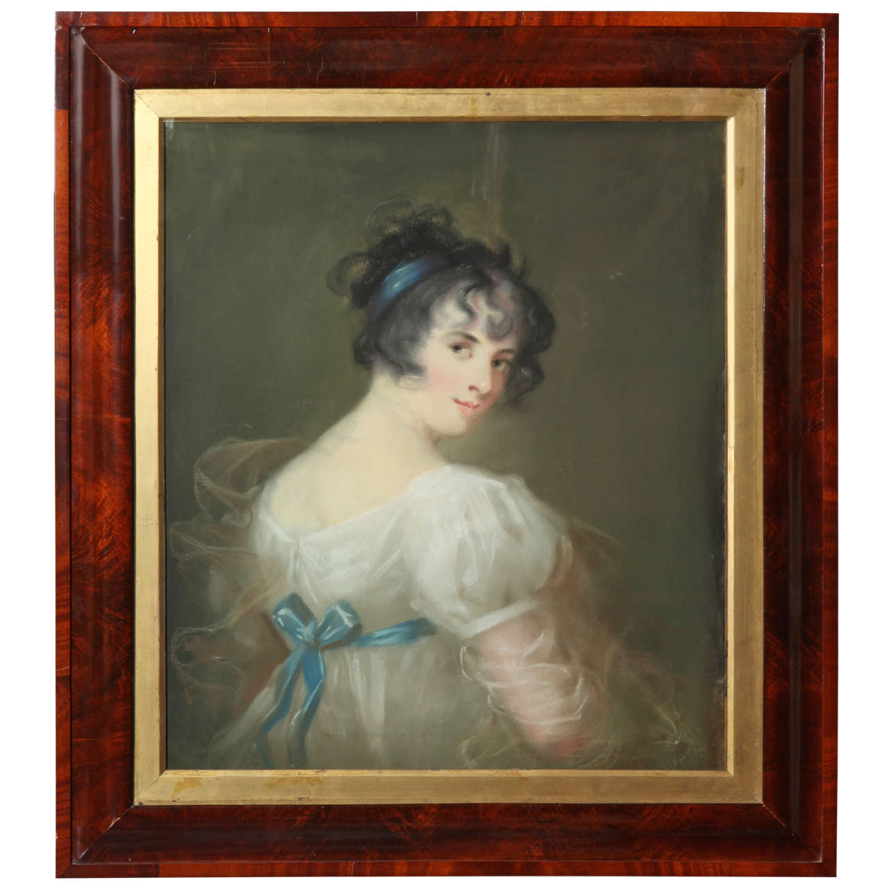 Early 19th Century Pastel of a Lady