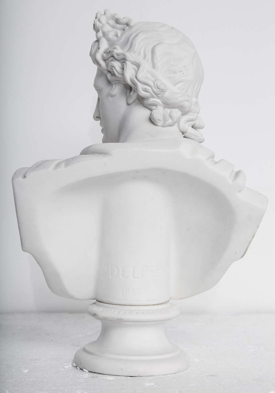 19th Century Art Union of London Bust of Apollo For Sale at 1stDibs