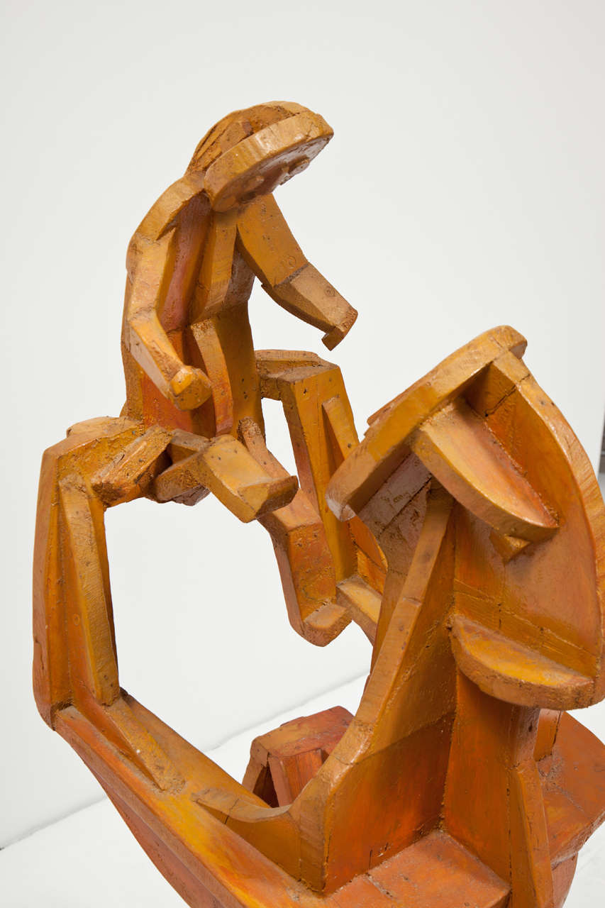 Sculpture de mère et d'enfant 2