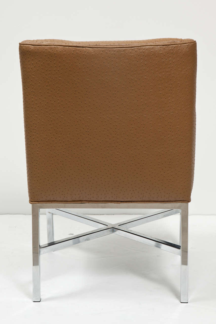 Set of Four Milo Baughman Armchairs For Sale 1