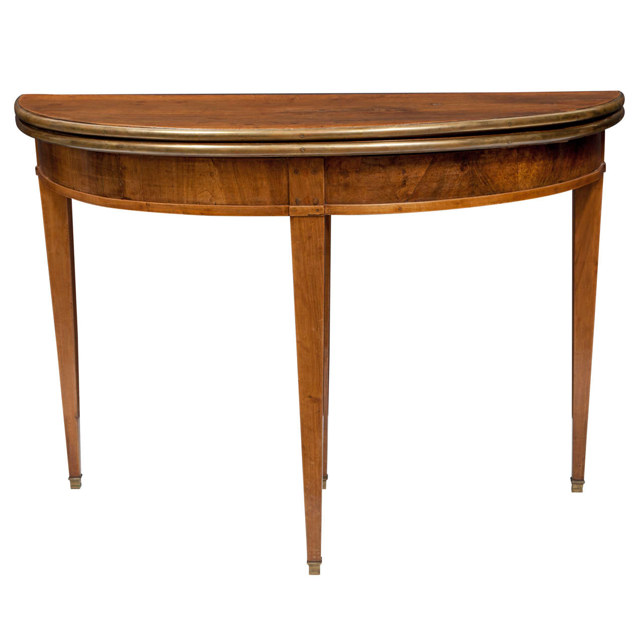 French Demilune Card Table