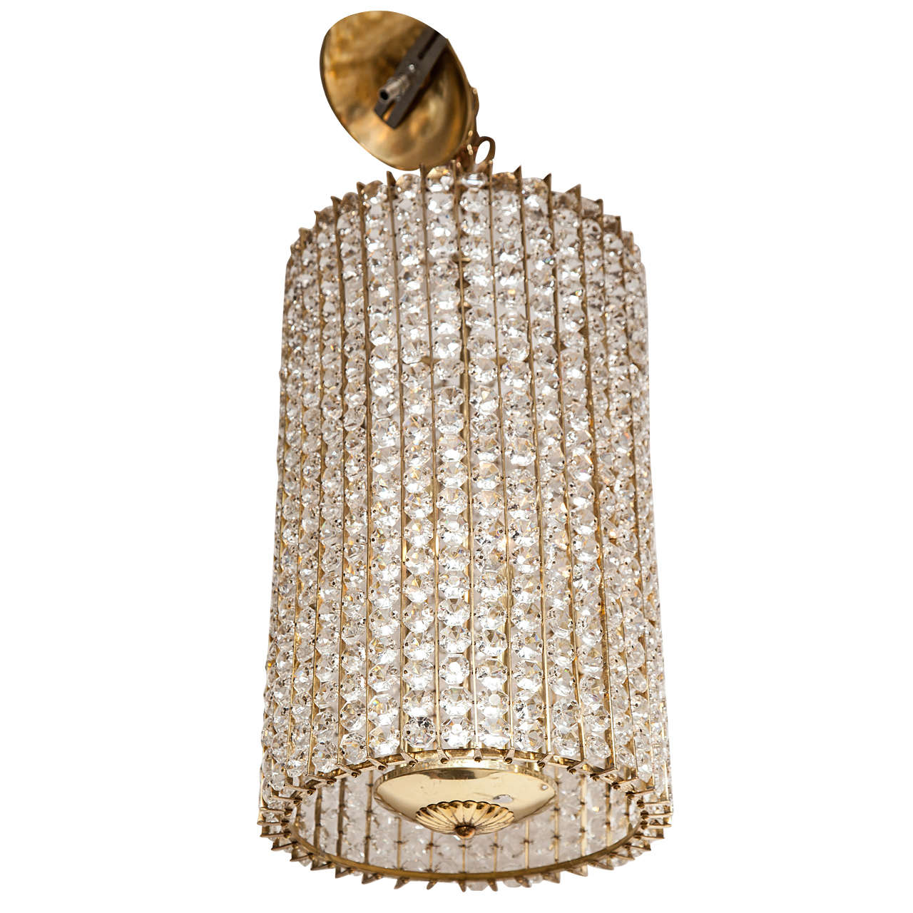 Austrian Beaded Chandelier For Sale at 1stDibs