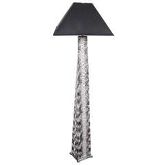J. M. F. Column Floor Lamp by Karl Springer 1