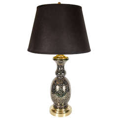 Mid-Century Modernist Murano Glass Table Lamp