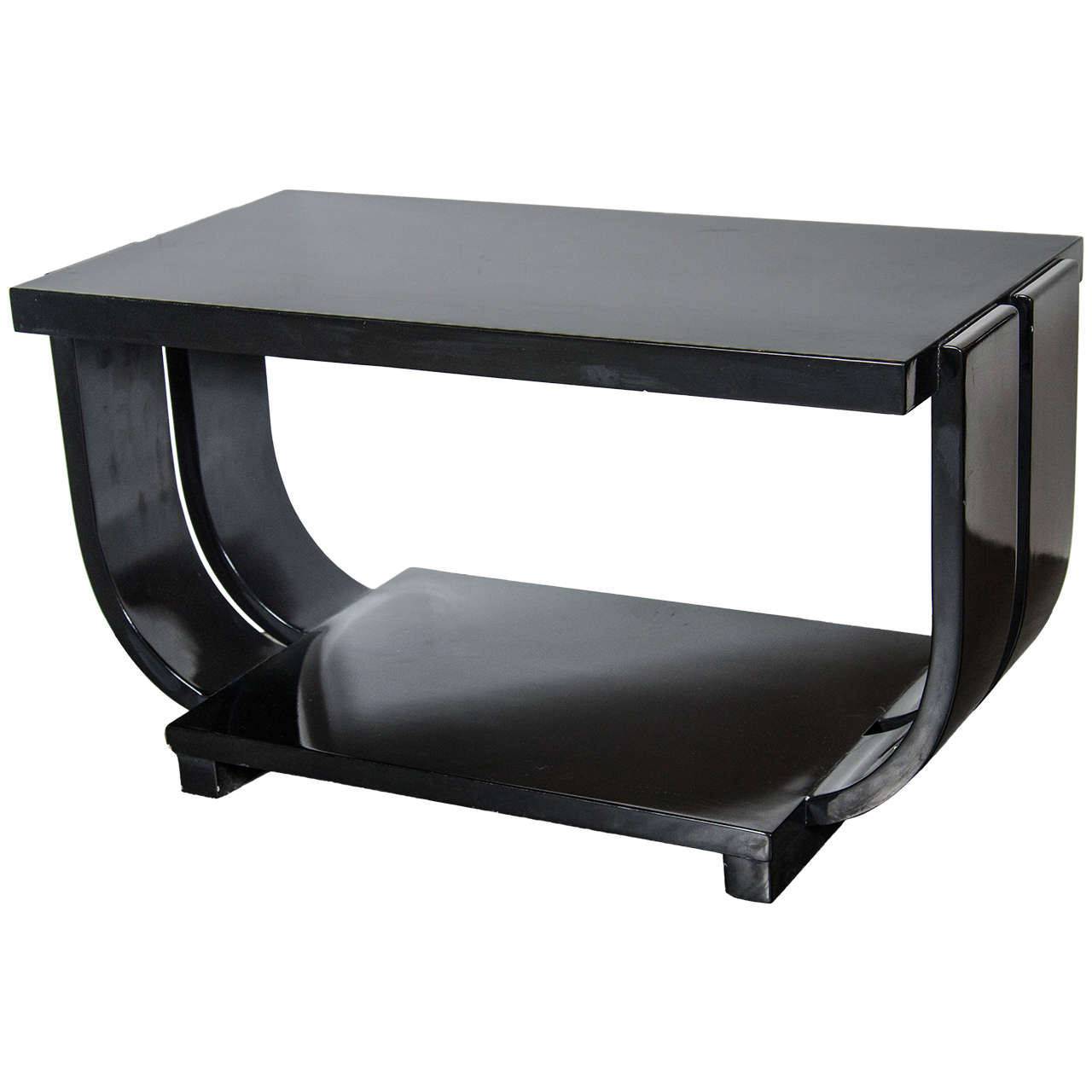 Zweistöckiger Art-Déco-Cocktailtisch von Modernage im Angebot