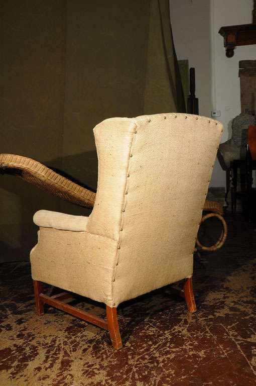 Wing Chair with Horse Graphic 2