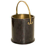 Brass and Tessellated Horn Bucket by Maitland-Smith