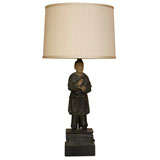 Chinese Figural Table Lamp by William Haines