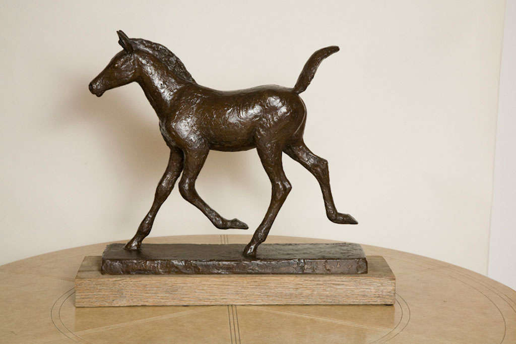 Bronze Foal Sculpture by Skule Waksvic 3