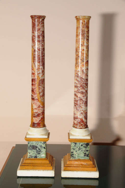 Very rare Sicilian jasper columns 1