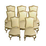 Set of Eight Louis XV Style Dining Chairs