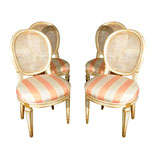 Louis XVI Style Chairs, set of four