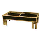 MIRRORED COFFEE TABLE WITH SECRET COMPARTMENT BY JAMES MONT