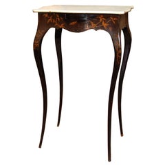 French Lacquered Side Table