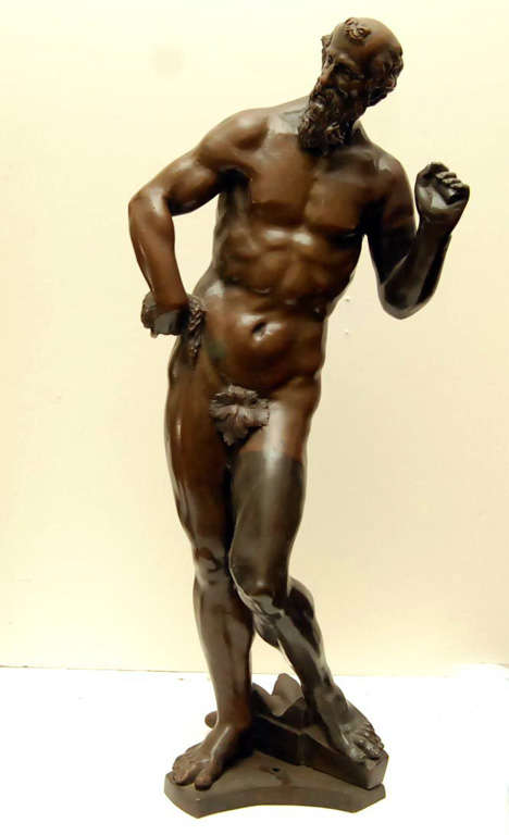 18th Century and Earlier Bronze Figures of Apollo and Vulcan For Sale