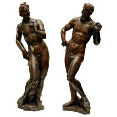 Bronze Figures of Apollo and Vulcan 2