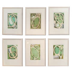 Six English Garden Lithographs