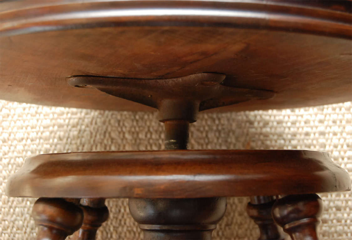 A Walnut Stained Piano Stool 1