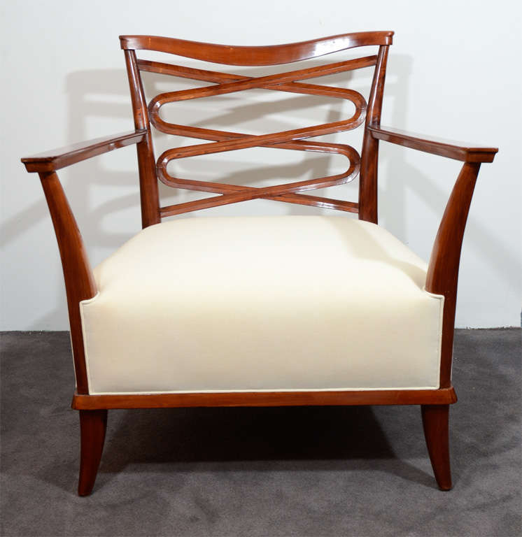 Fine Armchair by Léon Bouchet at 1stDibs