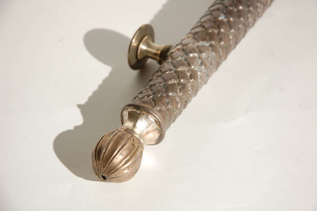 Pair of Silver and Gold-Plated Handles 2