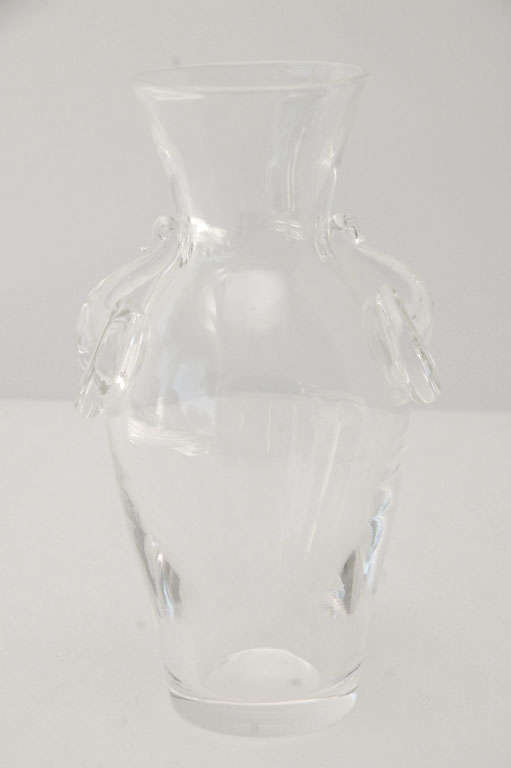 American Glass Amphora by Steuben Glass For Sale