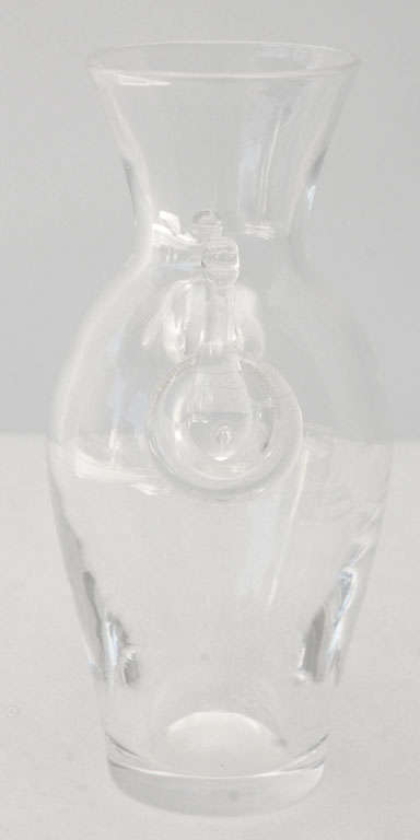 Milieu du XXe siècle Amphore en verre de Steuben Glass en vente