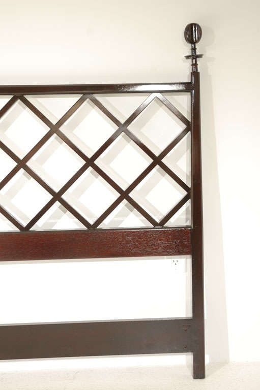 American Lattice Headboard by Parzinger Originals