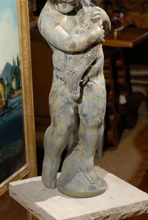 19th Century French Stone Statue For Sale 4