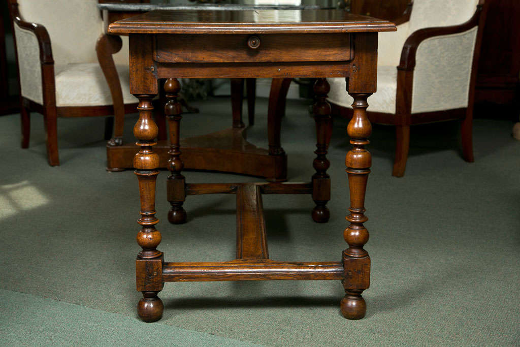 Oak 18th Century Louis Xiii Style Table or Desk