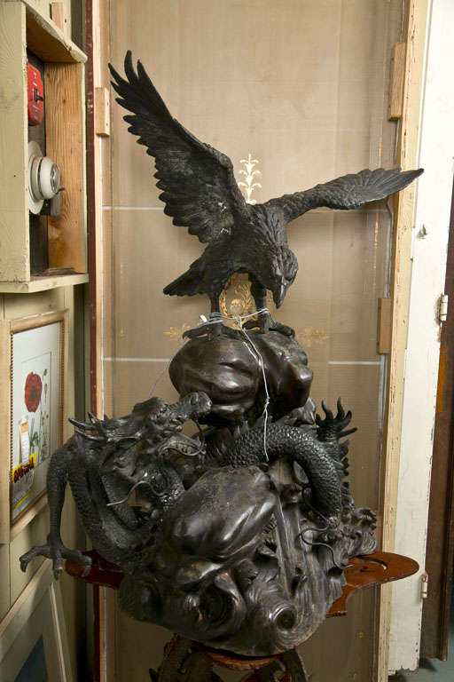 vintage bronze statues