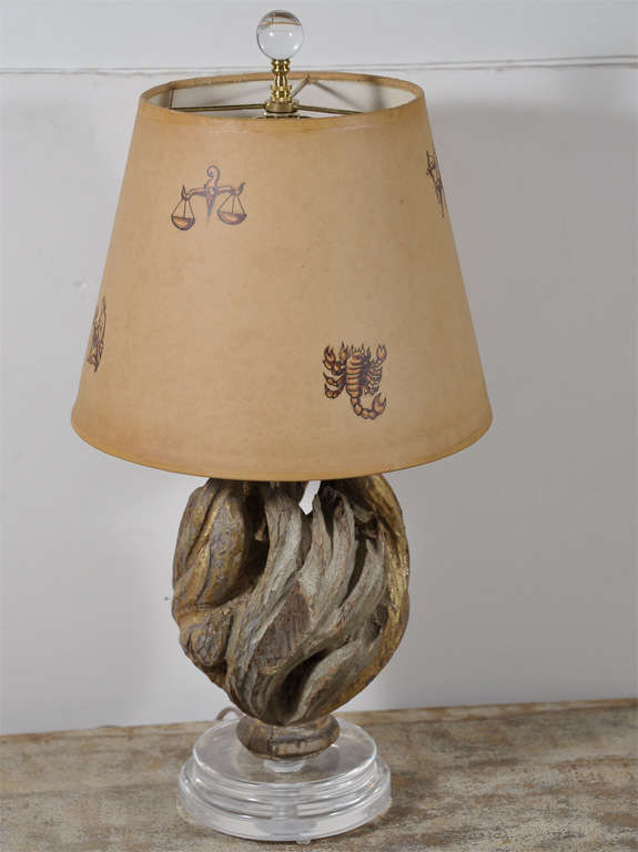 Gilded Fragment Lamp